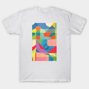 OZO Colorful Abstract T-Shirt